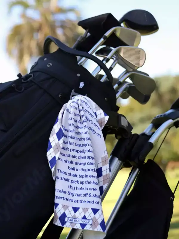 Gear Diary's 2026 Father's Day Gift Guide & Giveaway: Smart, Stylish, and Useful Gifts That Dad Will Love 10 Par Bleu Elevated Golf Towels