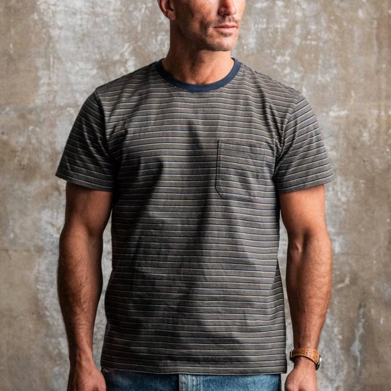 Gear Diary's 2026 Father's Day Gift Guide & Giveaway: Smart, Stylish, and Useful Gifts That Dad Will Love 27 The Striped Sturdy Tee by Line of Trade
