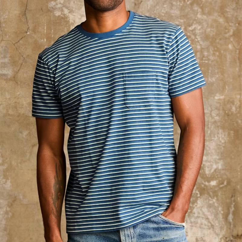 Gear Diary's 2026 Father's Day Gift Guide & Giveaway: Smart, Stylish, and Useful Gifts That Dad Will Love 24 The Striped Sturdy Tee by Line of Trade