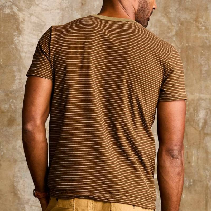 Gear Diary's 2026 Father's Day Gift Guide & Giveaway: Smart, Stylish, and Useful Gifts That Dad Will Love 26 The Striped Sturdy Tee by Line of Trade