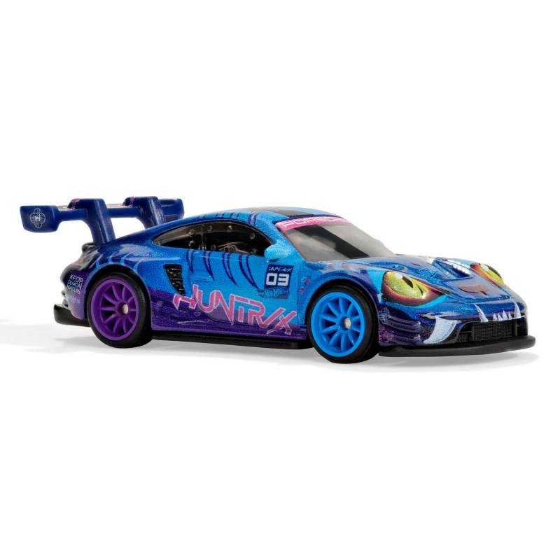 Hot Wheels Goes Full Fandom for Comic-Con 2026 with KPop Demon Hunters, Stranger Things, and Top Gun Collectibles 3 Hot Wheels KPop Demon Hunters Porsche 911 GT3 R