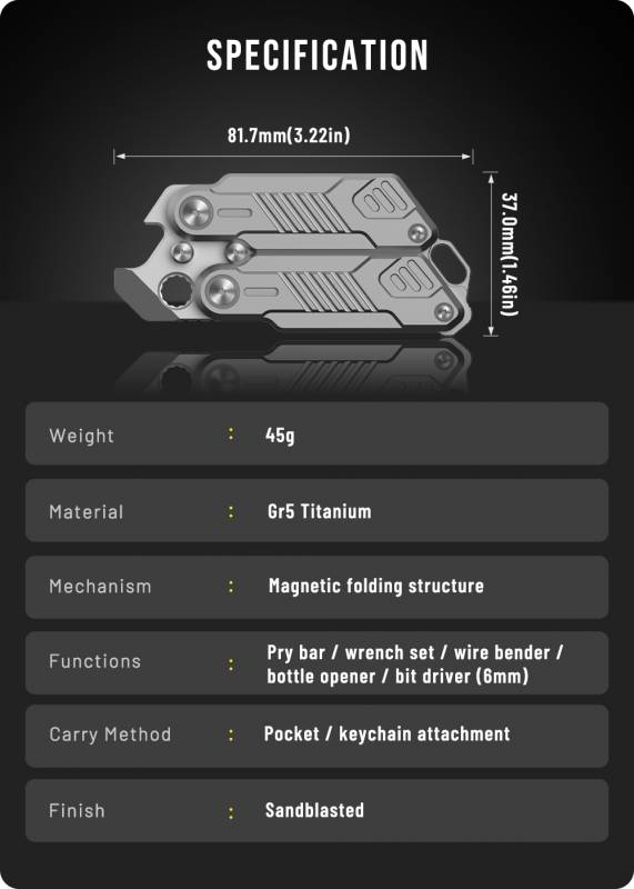 The KESTREL Flip Tool Brings Fidget-Friendly Precision to Everyday Carry 7 KESTREL Flip Tool