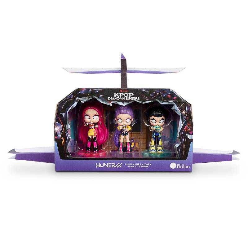 Mattel Creations’ San Diego Comic-Con 2026 Collectible Lineup Leans into Fandom, Noodles, Monsters, Raptors, and Gym Bro Skeletor 4 KPop Demon Hunters HUNTR/X Rumi, Mira, Zoey “How It’s Done” Collectible Set