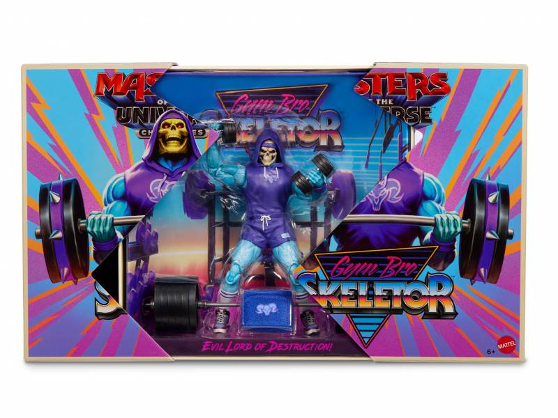 Mattel Creations’ San Diego Comic-Con 2026 Collectible Lineup Leans into Fandom, Noodles, Monsters, Raptors, and Gym Bro Skeletor 1 Masters of the Universe Chronicles Gym Bro Skeletor Action Figure by Mattel Creations