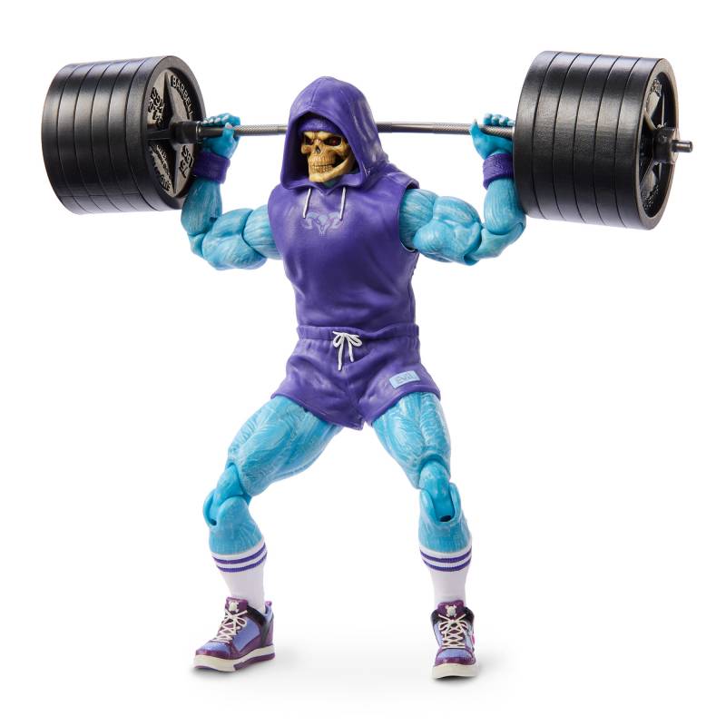 Mattel Creations’ San Diego Comic-Con 2026 Collectible Lineup Leans into Fandom, Noodles, Monsters, Raptors, and Gym Bro Skeletor 10 Masters of the Universe Chronicles Gym Bro Skeletor Action Figure