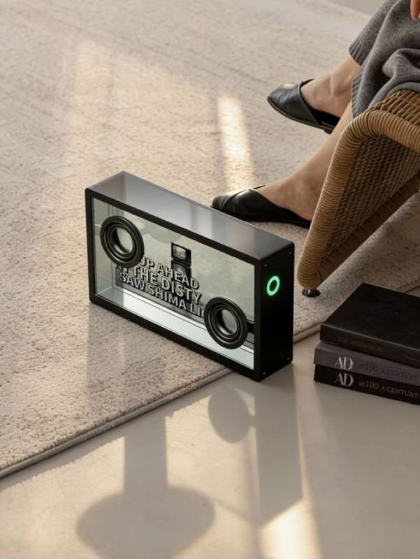 MorningBlues SonicGlass A1 Transparent Speaker Turns Your Music into the Main Event 2 MorningBlues SonicGlass A1 Transparent Speaker
