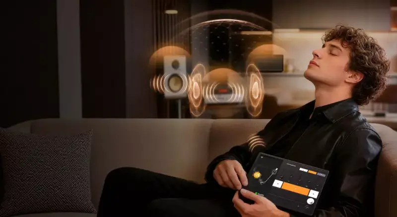 MorningBlues SonicGlass A1 Transparent Speaker Turns Your Music into the Main Event 12 Music Hub 1 speaker controller