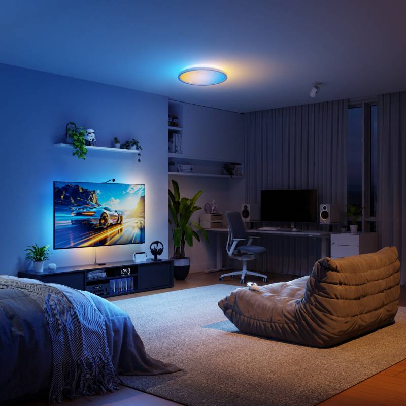 The Nanoleaf Smart Multicolor Ceiling Light Does More Than Just Brighten the Room 8 Nanoleaf Smart Multicolor Ceiling Light