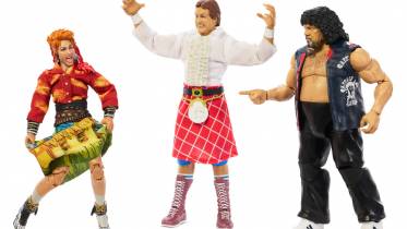 WWE Elite 3-Pack featuring Cyndi Lauper, “Rowdy” Roddy Piper, and Captain Lou Albano