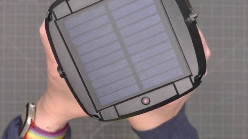 Duracell 5000 Lumens Tri-Powered Lantern Review: Brighter, Smarter, but Missing One Handy Feature 9 Solar panel on the Duracell 5000 Lumens Tri-Powered Lantern