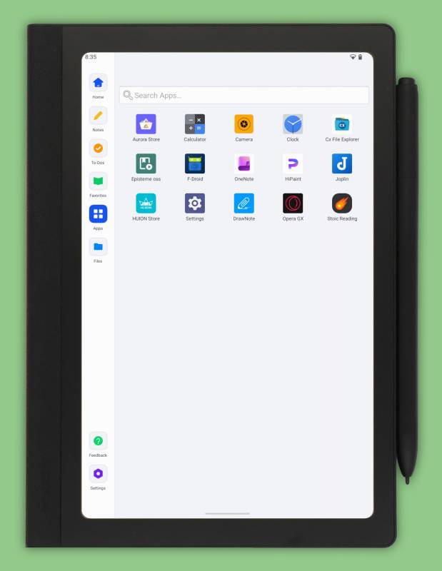 Huion Note E Review: The Little Tablet That Could(ish) 8 Huion Note E app launcher