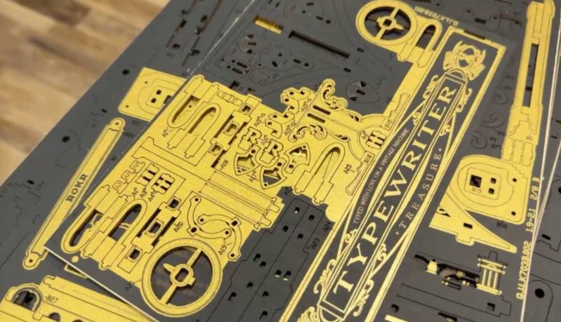 ROKR Mechanical Typewriter Wooden 3D Puzzle Review: A Gorgeous Build That’s More Display Piece Than Typewriter 4 ROKR Mechanical Typewriter Wooden 3D Puzzle