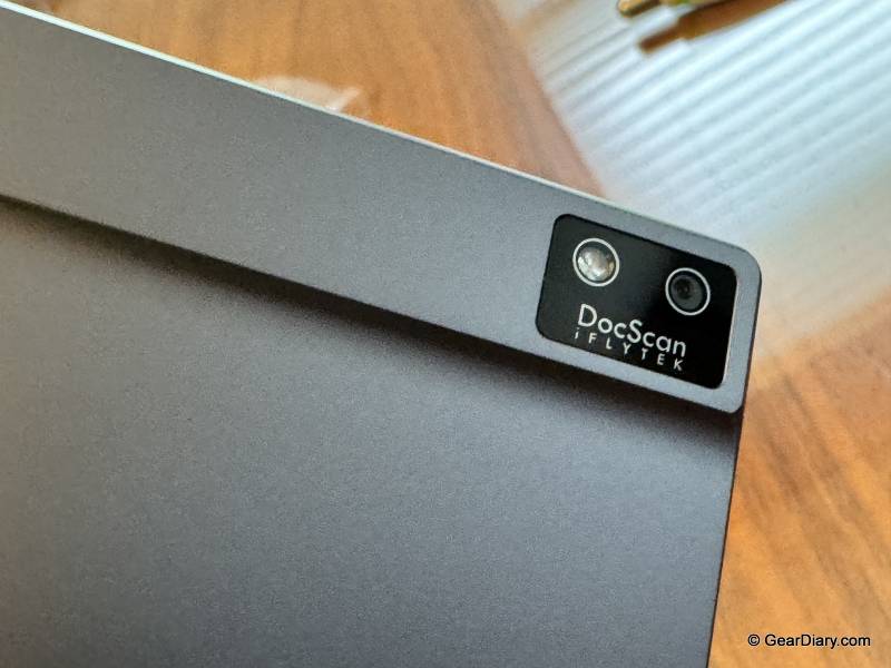 iFLYTEK AINOTE Air 2 Review: A Slim E-Ink Notebook That Nails Note-Taking and Transcription (If You Can Forgive the Software) 4 iFLYTEK AINOTE Air 2 camera