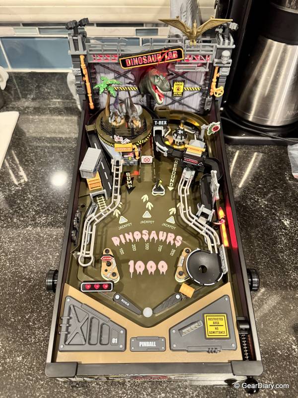 ROKR Dinosaur Lab Pinball MGP01 First Look: A Buildable Tabletop Pinball Machine with Real Flippers, Lights, and Jurassic Park Energy 2 ROKR Dinosaur Lab Pinball MGP01