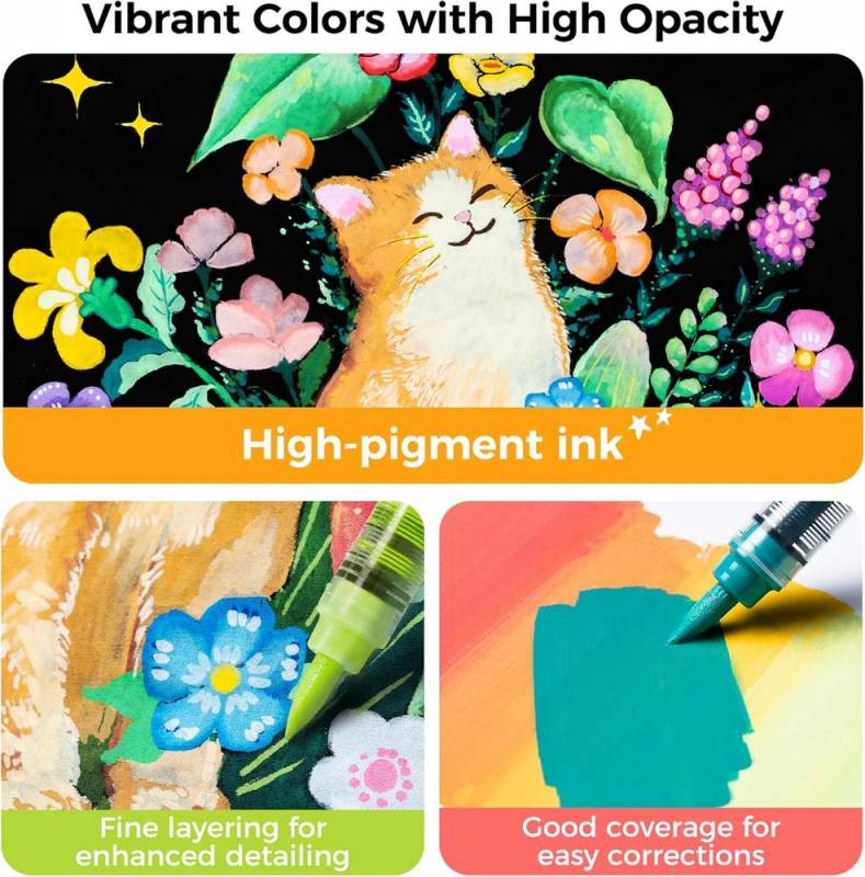 Gear Diary’s 2026 Back-to-School Gift Guide & Giveaway: Smart, Practical Picks for Every Stage of School and Beyond 73 120 colors Ohuhu Kahuku Series Direct-Ink Acrylic Paint Markers