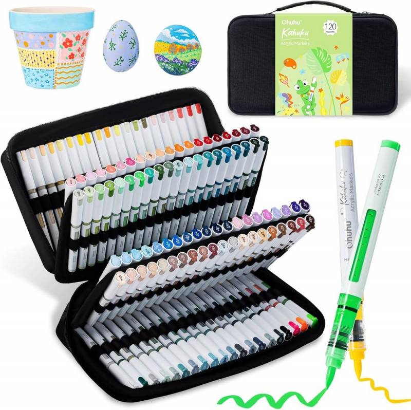 Gear Diary’s 2026 Back-to-School Gift Guide & Giveaway: Smart, Practical Picks for Every Stage of School and Beyond 70 120 colors Ohuhu Kahuku Series Direct-Ink Acrylic Paint Markers
