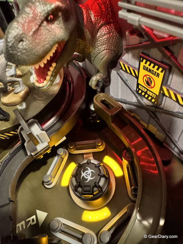 ROKR Dinosaur Lab Pinball MGP01 First Look: A Buildable Tabletop Pinball Machine with Real Flippers, Lights, and Jurassic Park Energy 6 ROKR Dinosaur Lab Pinball MGP01