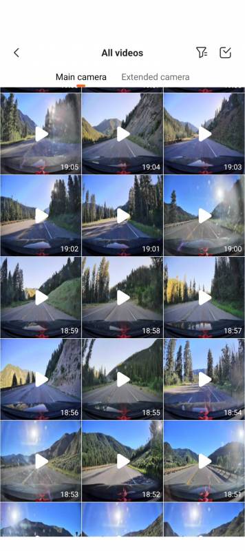 70mai A810 Lite 4K Dash Cam Review: Check Out This Feature-Rich, Compact Dash Camera! 9 70mai A810 Lite 4K Dash Cam app video gallery screenshot