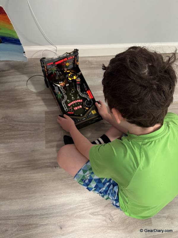 ROKR Dinosaur Lab Pinball MGP01 First Look: A Buildable Tabletop Pinball Machine with Real Flippers, Lights, and Jurassic Park Energy 7 ROKR Dinosaur Lab Pinball MGP01