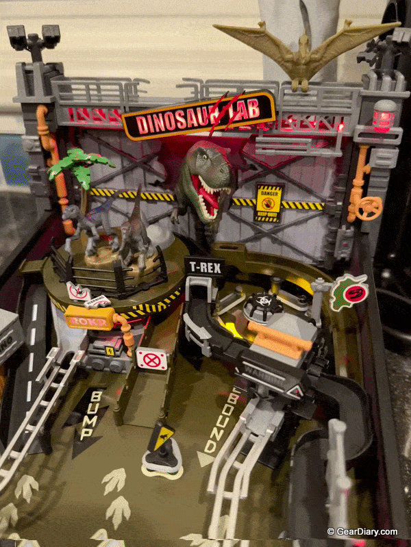 ROKR Dinosaur Lab Pinball MGP01 First Look: A Buildable Tabletop Pinball Machine with Real Flippers, Lights, and Jurassic Park Energy 8 ROKR Dinosaur Lab Pinball MGP01