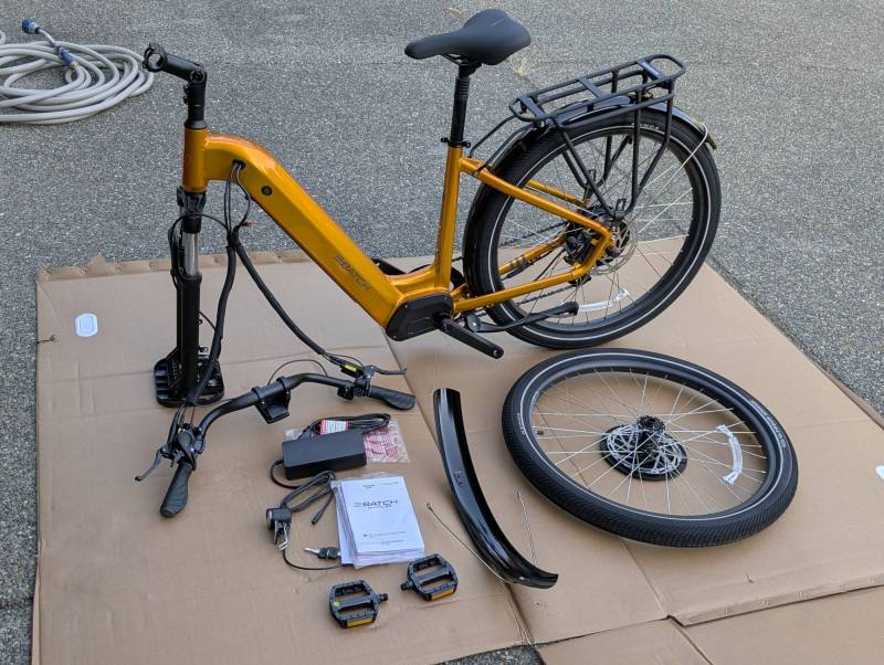 Batch eCB.3 E-Bike Review: An E-Bike Done Right 4 Batch eCB.3 E-Bike partial assembly