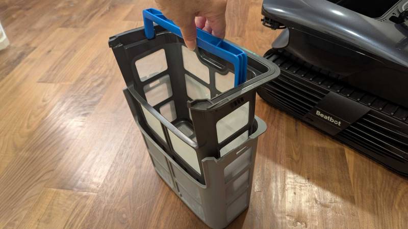 Beatbot AquaSense 2 Ultra AI Robotic Pool Cleaner Review: It Cleans Your Pool Even at Night 14 Beatbot AquaSense 2 Ultra AI Robotic Pool Cleaner debris basket