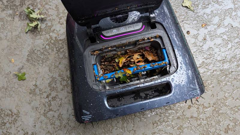 Beatbot AquaSense 2 Ultra AI Robotic Pool Cleaner Review: It Cleans Your Pool Even at Night 46 Debris basket after pool cleaning