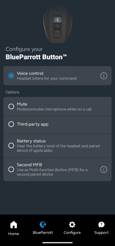 BlueParrott Pro B450 Review: A Dream Wireless Headset for Truckers 7 BlueParrott app
