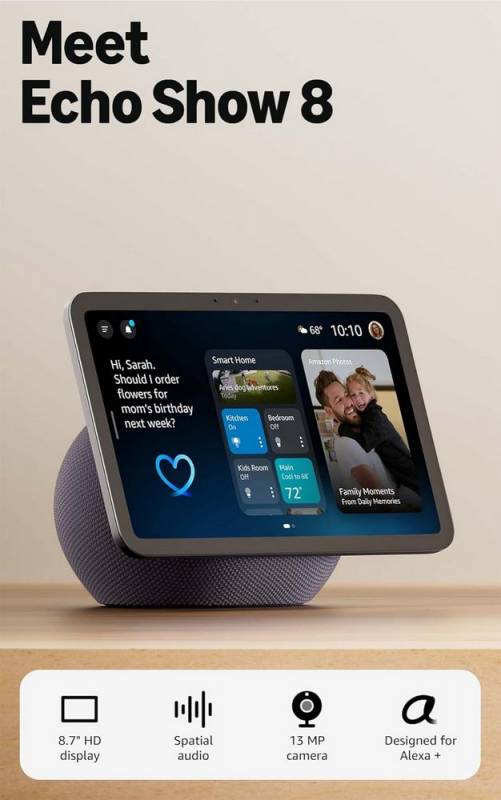 Gear Diary’s 2026 Back-to-School Gift Guide & Giveaway: Smart, Practical Picks for Every Stage of School and Beyond 163 Echo Show 8