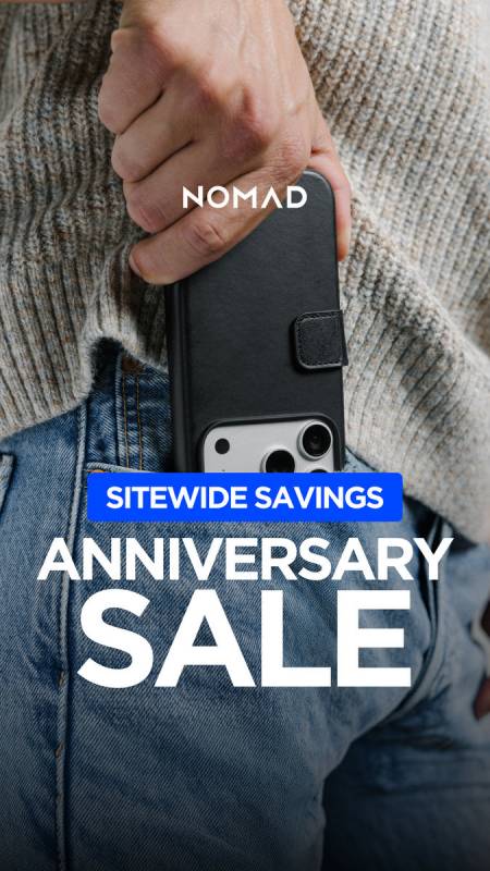The Nomad Anniversary Sale Brings Sitewide Savings on Apple Accessories July 13th Through the 20th 3 Nomad Anniversary Sale