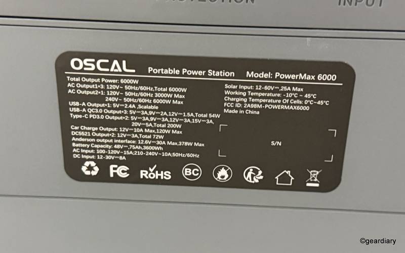 OSCAL PowerMax 6000 Review: Serious 120/240V Backup Power for Home, RV, and Off-Grid Use 2 OSCAL PowerMax 6000