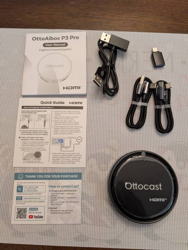 Ottocast OttoAibox P3 Pro Wireless Carplay/Android Auto Review: Wired to Wireless Freedom, with a Few Wrong Turns 4 Ottocast OttoAibox P3 Pro