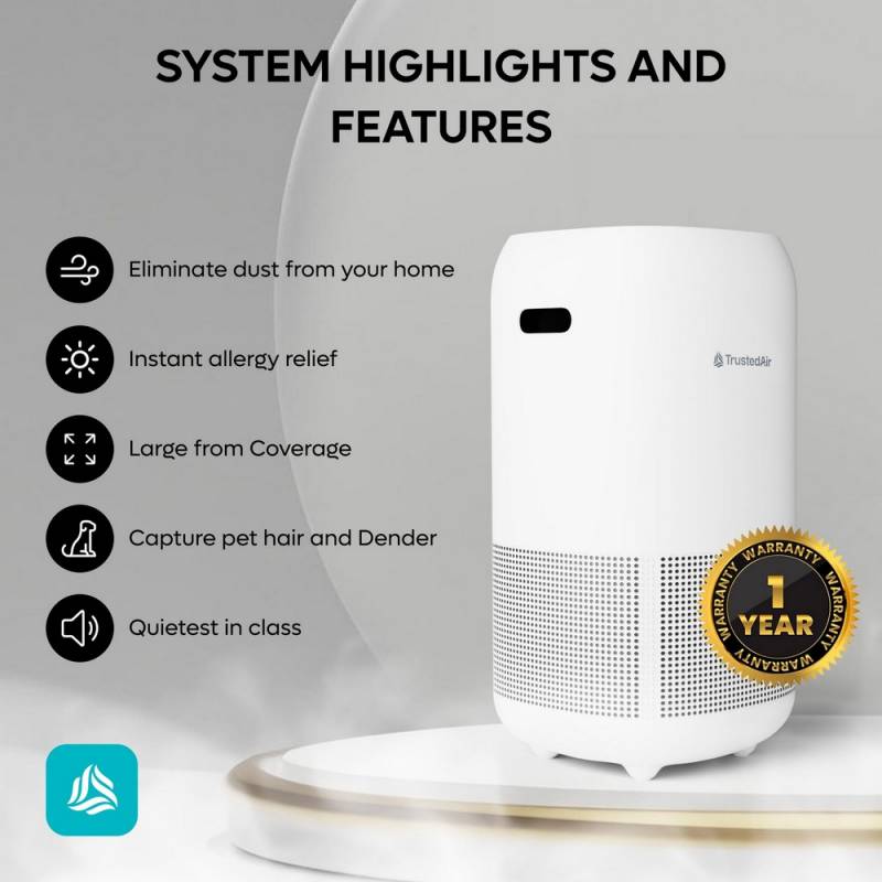 Gear Diary’s 2026 Back-to-School Gift Guide & Giveaway: Smart, Practical Picks for Every Stage of School and Beyond 170 TrustedAir TruFlow Smart HEPA Air Purifier for Large Rooms