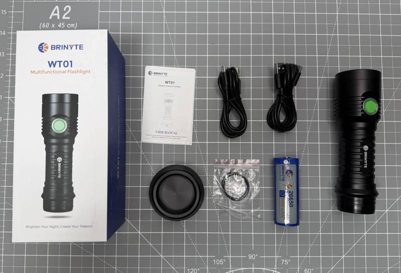 Brinyte WT01 Flashlight Review: A Powerful Light with a Clever Charging Dock Feature 3 Brinyte WT01 Flashlight