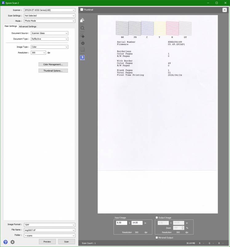 EPSON EcoTank Photo ET-8550 Review: Prosumer Printing at Prosumer Prices 18 Epson Scan 2