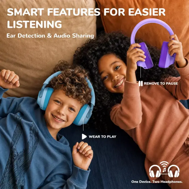Gear Diary’s 2026 Back-to-School Gift Guide & Giveaway: Smart, Practical Picks for Every Stage of School and Beyond 10 iClever Q950 Kids' Headphones