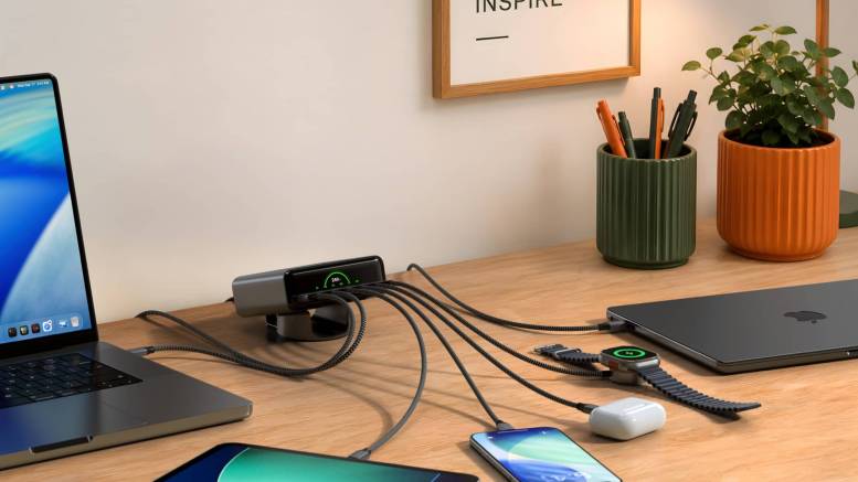 The New Satechi ChargeView 240W Desktop Charger Powers Six Devices While Showing Exactly Where Every Watt Goes
