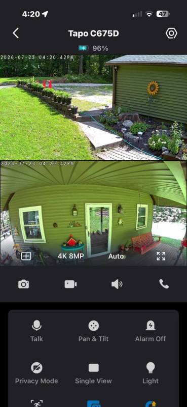 TP-Link Tapo C675D Security Camera Review: Two 4K Lenses, Solar Power, and No Subscription Required 13 Tapo app