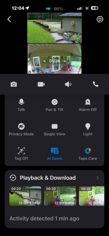 TP-Link Tapo C675D Security Camera Review: Two 4K Lenses, Solar Power, and No Subscription Required 14 Tapo app