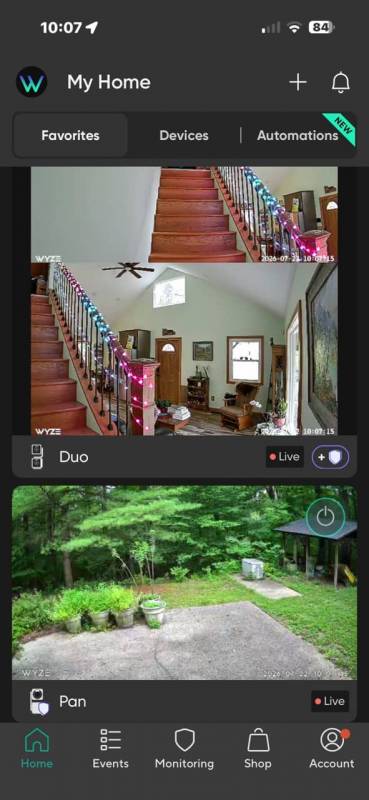 Wyze Cam Pan v4 and Wyze Duo Cam Pan Indoor/Outdoor Security Cameras Review: Budget Cams with Premium Features 16 The Wyze App