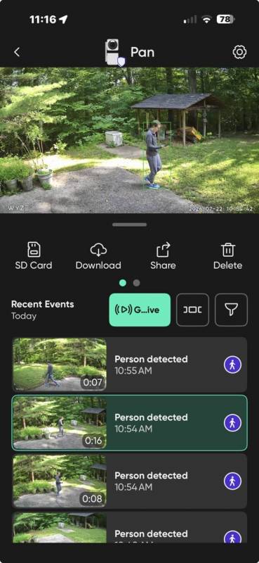 Wyze Cam Pan v4 and Wyze Duo Cam Pan Indoor/Outdoor Security Cameras Review: Budget Cams with Premium Features 23 The Wyze App