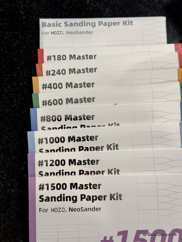 HOZO NeoSander Premium Combo Review: The Palm-Sized Detail Sander That Punches Way Above Its Weight 4 HOZO NeoSander Premium Combo sanding papers