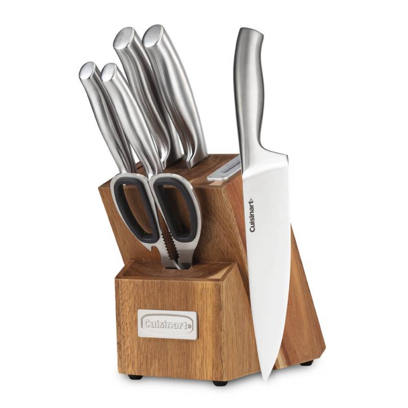 Cuisinart Labor Day Deals Cut Up to 28% Off Cookware and Cutlery Through Sept. 13 6 7-Pc Stainless Steel Essentials Block Set with Built-in Sharpener - Cuisinart Labor Day Deals