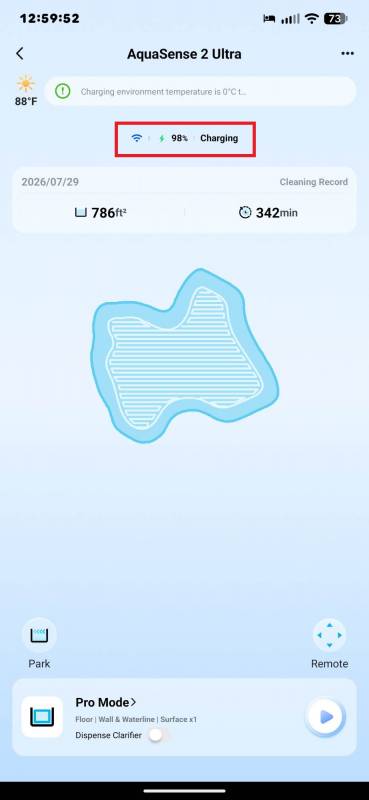 Beatbot AquaSense 2 Ultra AI Robotic Pool Cleaner Review: It Cleans Your Pool Even at Night 43 Beatbot AquaSense 2 Ultra app charging info