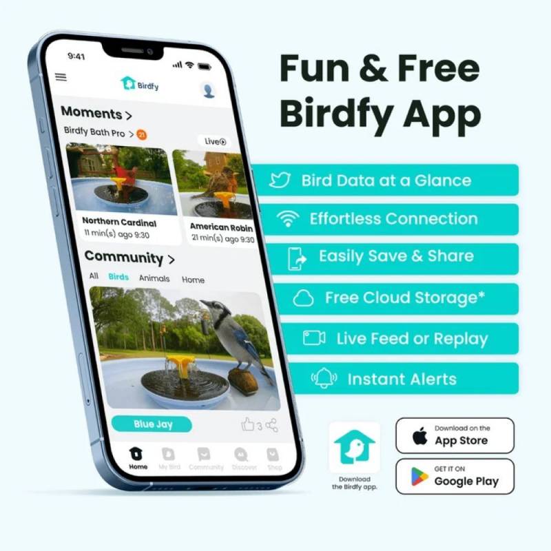 3 Exciting Birdfy Gadgets Deliver the Ultimate Backyard Birdwatching Upgrade 8 Birdfy Bath Pro