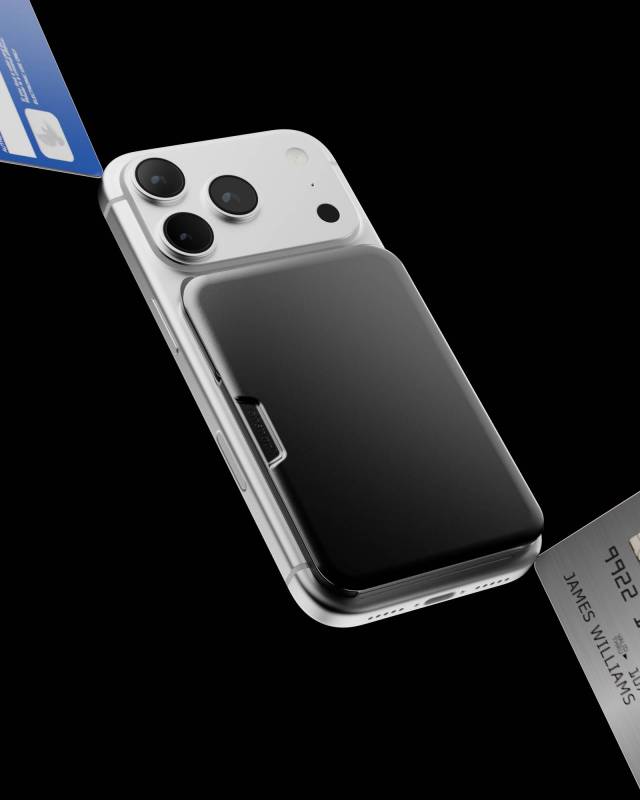 The Ohsnap Wallet 2 Is a Wallet Made to Fit Your Life and Style 1 Ohsnap Wallet 2 wallet attached to an iPhone