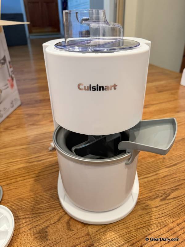 Cuisinart Cool Combo Ice Cream Maker and Snow Cone Machine Review: Two Frozen Treats, One Countertop Appliance 4 Cuisinart Cool Combo Ice Cream Maker and Snow Cone Machine on the countertop