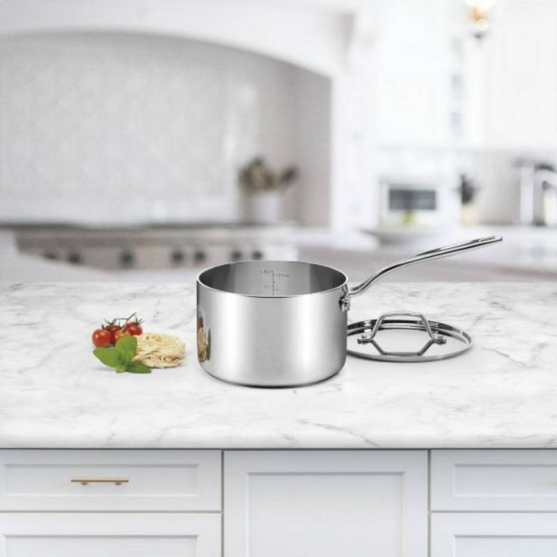 Cuisinart Kitchen Deals Serve Up to 28% Off Air Fryers, Cookware, Coffee Makers, and More 8 Cuisinart Custom-Clad 5-Ply 3 Qt. Saucepan with Cover