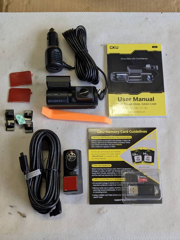GKU E200 4K+4K Dash Cam Front and Rear Review: Sharp Video, Smart Voice Controls, and Peace of Mind for Less 3 GKU E200