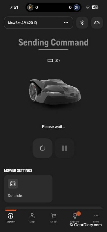 Husqvarna Automower 420 iQ Review: The Safe Bet in Robotic Mowing 51 Husqvarna Automower 420 iQ app screenshot